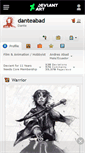 Mobile Screenshot of danteabad.deviantart.com