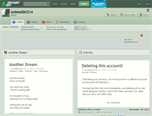 Tablet Screenshot of animegirl214.deviantart.com