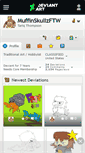 Mobile Screenshot of muffinskullzftw.deviantart.com