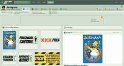 Desktop Screenshot of davidgrone.deviantart.com