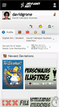 Mobile Screenshot of davidgrone.deviantart.com