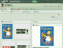 Tablet Screenshot of davidgrone.deviantart.com