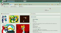 Desktop Screenshot of blitz-b-mage.deviantart.com