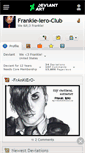 Mobile Screenshot of frankie-iero-club.deviantart.com