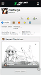 Mobile Screenshot of maitreiya.deviantart.com