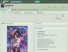 Tablet Screenshot of benttibisson.deviantart.com