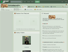 Tablet Screenshot of enricomaxwell.deviantart.com