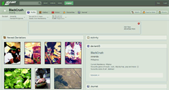 Desktop Screenshot of blackcrush.deviantart.com