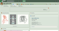 Desktop Screenshot of major-malfunction.deviantart.com