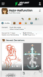Mobile Screenshot of major-malfunction.deviantart.com