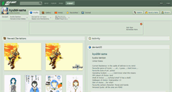 Desktop Screenshot of kyubbi-sama.deviantart.com