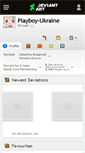 Mobile Screenshot of playboy-ukraine.deviantart.com