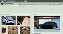Desktop Screenshot of bmw-e46-compact.deviantart.com