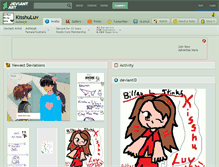 Tablet Screenshot of kisshuluv.deviantart.com