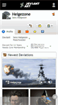 Mobile Screenshot of helgezone.deviantart.com