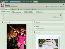 Tablet Screenshot of chazline.deviantart.com