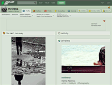 Tablet Screenshot of meleena.deviantart.com