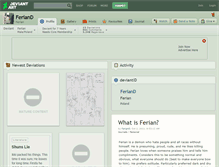 Tablet Screenshot of feriand.deviantart.com