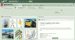 Desktop Screenshot of gatta-demonia.deviantart.com