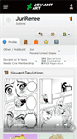 Mobile Screenshot of jurirenee.deviantart.com