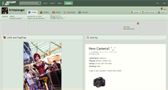 Desktop Screenshot of kristalangel.deviantart.com
