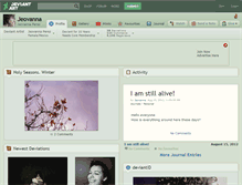 Tablet Screenshot of jeovanna.deviantart.com