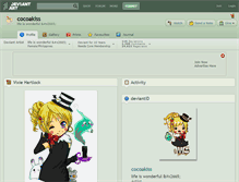 Tablet Screenshot of cocoakiss.deviantart.com