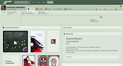 Desktop Screenshot of immortal-valentine.deviantart.com