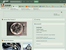 Tablet Screenshot of jusjangle.deviantart.com