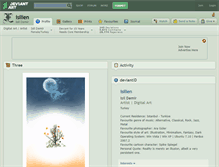 Tablet Screenshot of isilien.deviantart.com