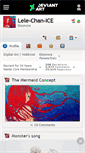 Mobile Screenshot of lele-chan-ice.deviantart.com