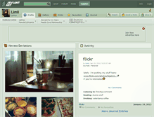 Tablet Screenshot of limii.deviantart.com