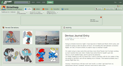 Desktop Screenshot of divinesheep.deviantart.com