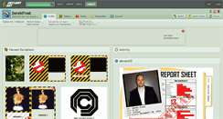 Desktop Screenshot of derekfrost.deviantart.com