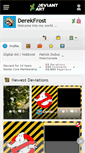 Mobile Screenshot of derekfrost.deviantart.com