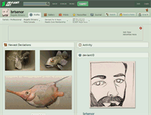 Tablet Screenshot of brisenor.deviantart.com