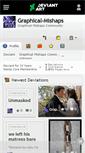 Mobile Screenshot of graphical-mishaps.deviantart.com