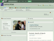 Tablet Screenshot of graphical-mishaps.deviantart.com