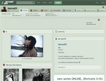 Tablet Screenshot of memo89.deviantart.com