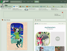 Tablet Screenshot of fala.deviantart.com
