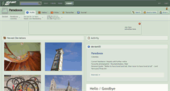 Desktop Screenshot of paradoxos.deviantart.com