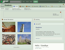 Tablet Screenshot of paradoxos.deviantart.com