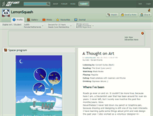 Tablet Screenshot of lemonsquash.deviantart.com
