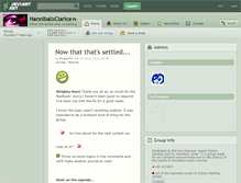Tablet Screenshot of hannibalxclarice.deviantart.com
