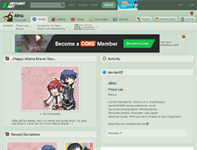 Tablet Screenshot of ainu.deviantart.com