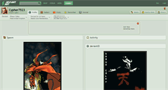 Desktop Screenshot of cypher7523.deviantart.com