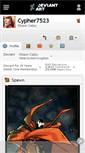 Mobile Screenshot of cypher7523.deviantart.com