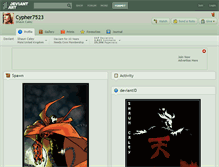 Tablet Screenshot of cypher7523.deviantart.com