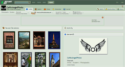 Desktop Screenshot of celticangelphoto.deviantart.com