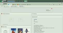 Desktop Screenshot of gezora.deviantart.com